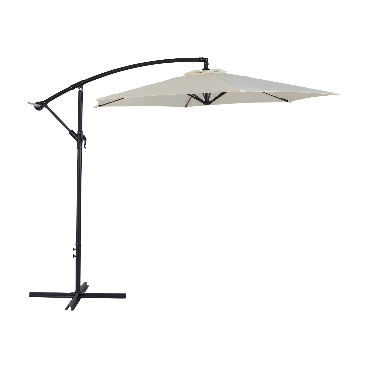 Parasol cantilever inclinable de 9 pieds