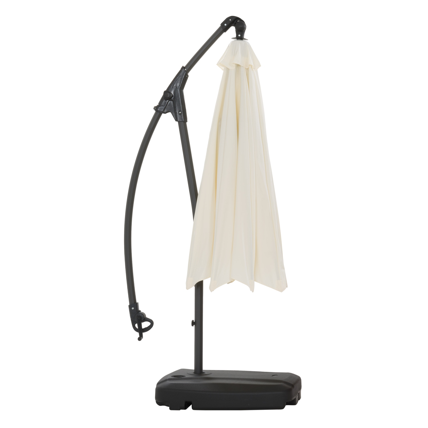 Parasol cantilever de 9,5 pieds en blanc