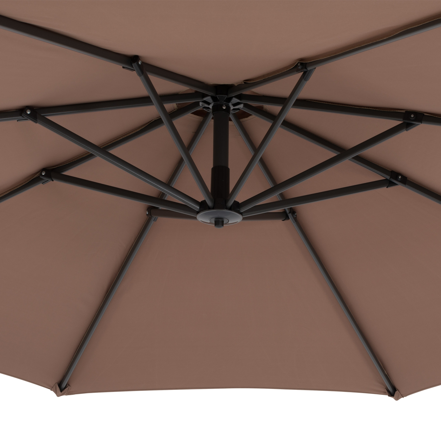 CorLiving 9.5 Ft Cantilever Patio Umbrella in Sand
