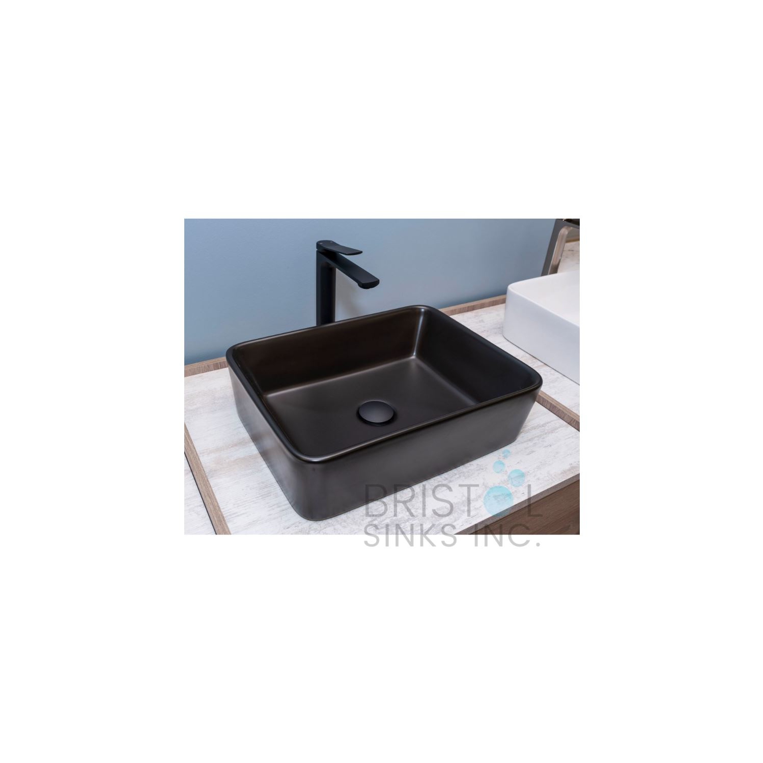 Bristol Sinks Lavabo-vasque rectangulaire noir