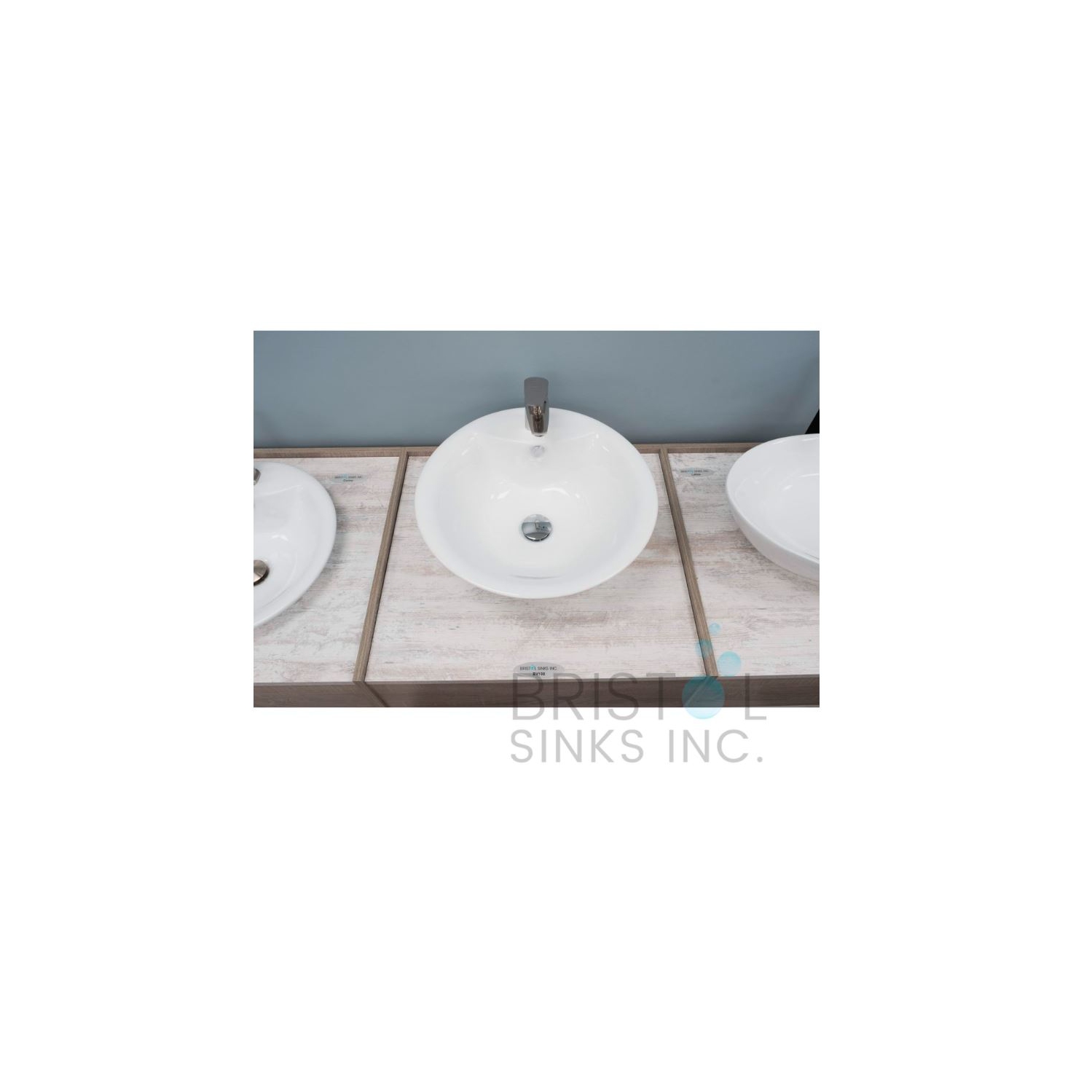 Bristol Sinks Above Counter Porcelain Circular Vessel Bathroom Sink