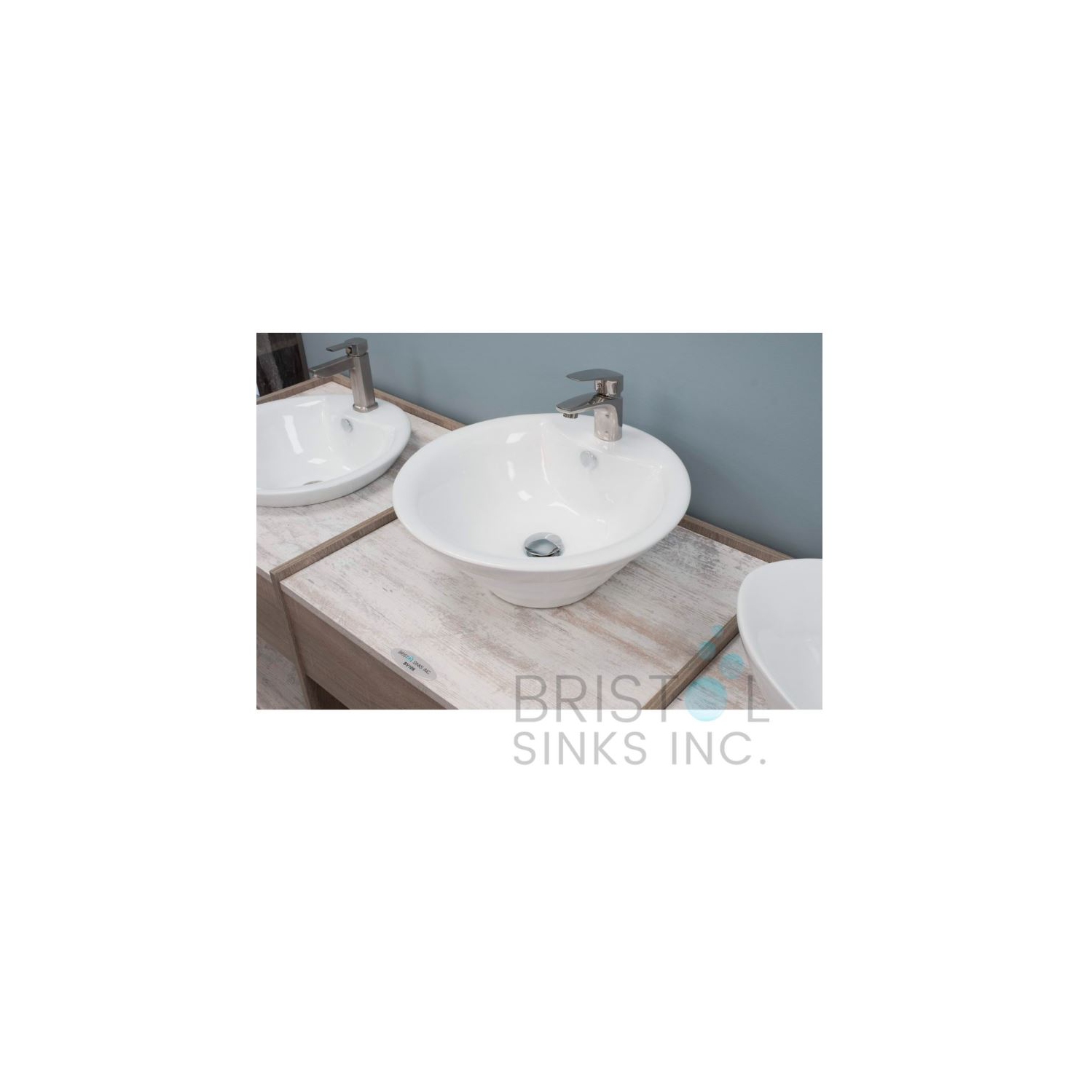 Bristol Sinks Above Counter Porcelain Circular Vessel Bathroom Sink