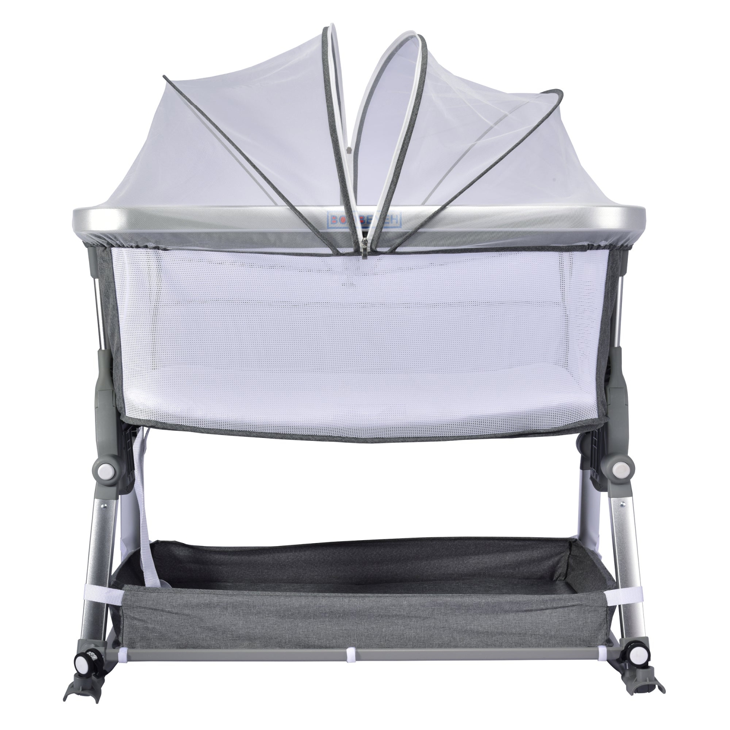 Borncerella bassinets model a 2 in 1 for newborn baby, gray