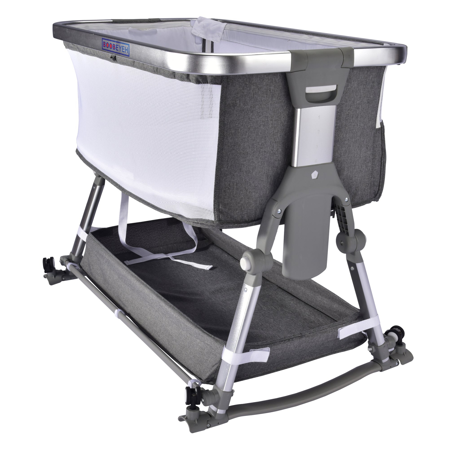 Borncerella bassinets model a 2 in 1 for newborn baby, gray