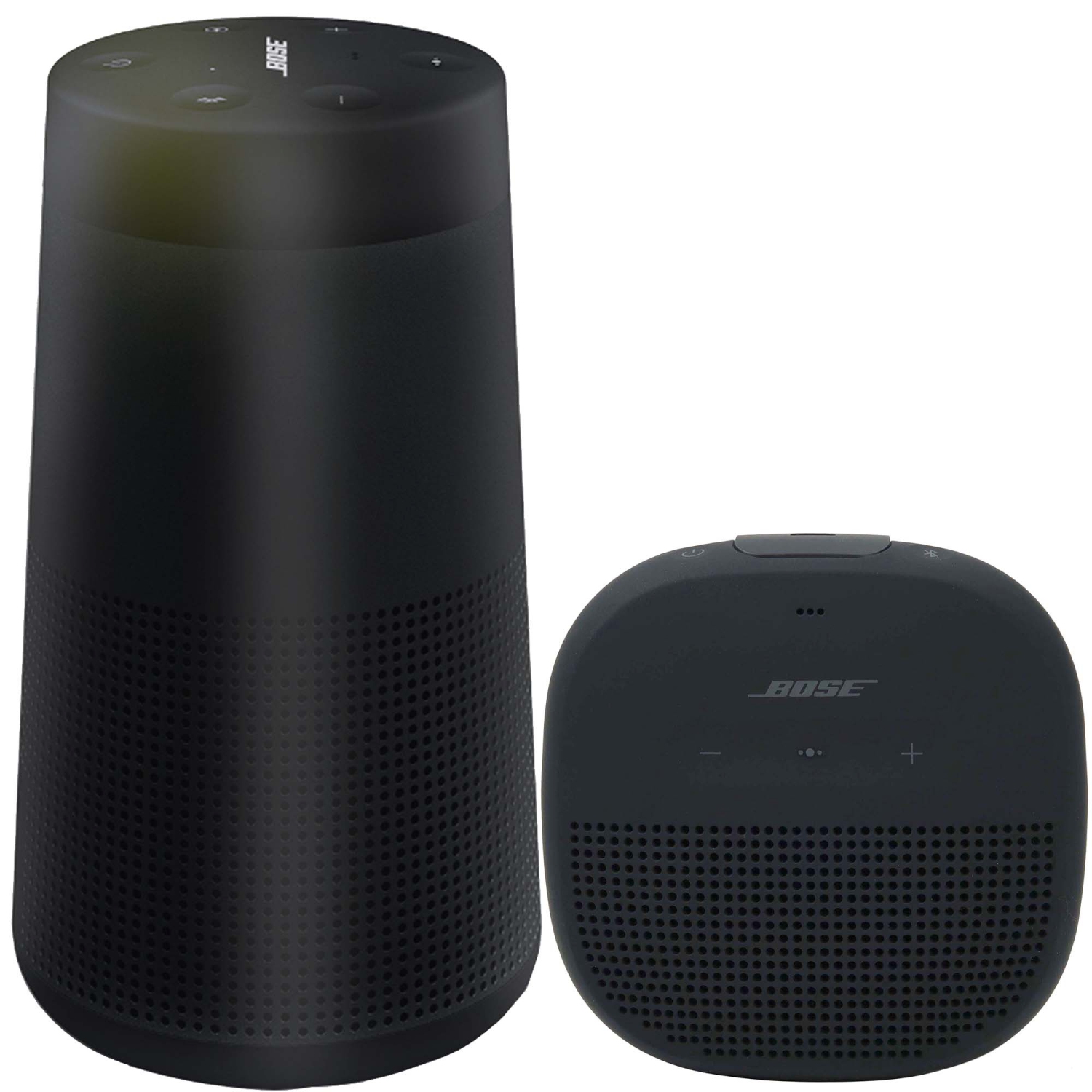 Bose SoundLink Revolve Bluetooth Speaker and Bose Soundlink Micro Speaker Black