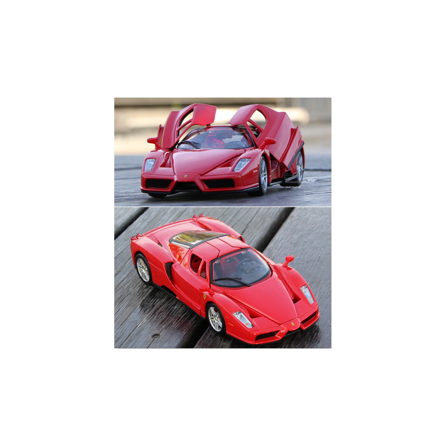 Ferrari Enzo Rosso Red 1/24 de Burago 26006 en métal moulé sous pression