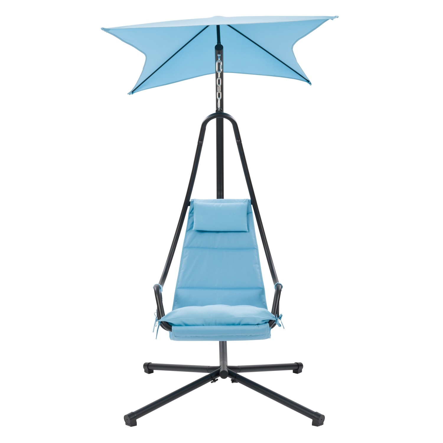 CorLiving Kinsley Chaise Lounge Chair with Canopy