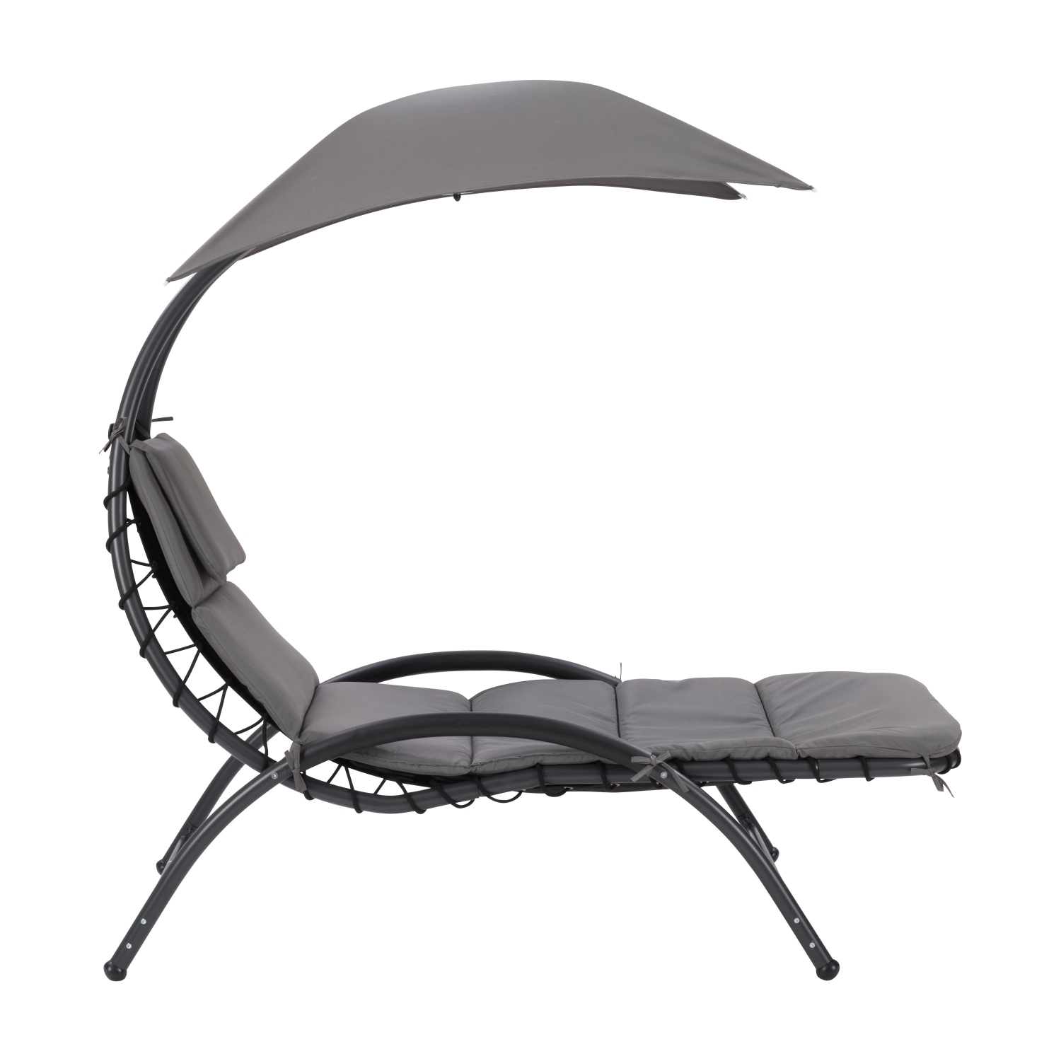 Chaise longue avec auvent