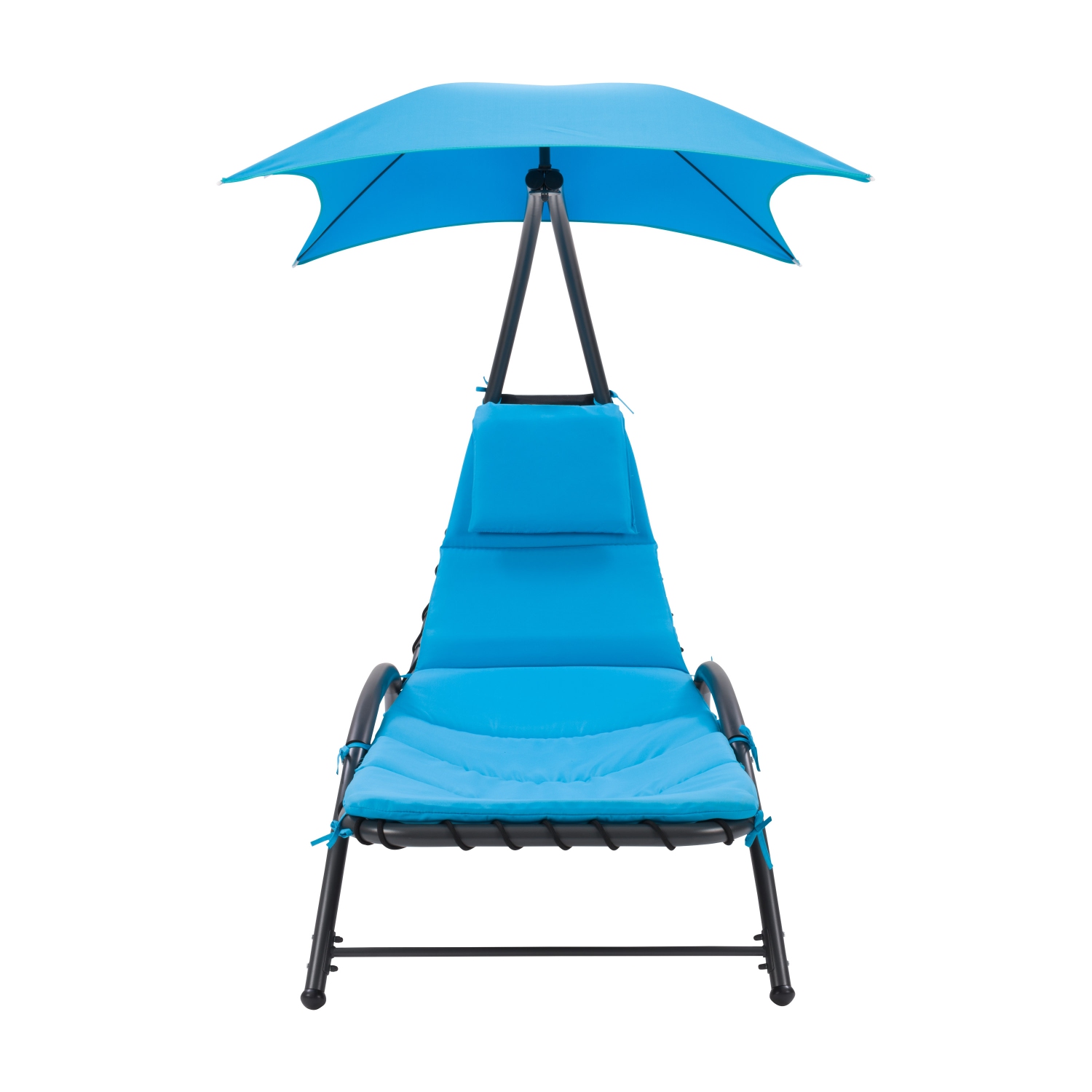 Chaise longue avec auvent