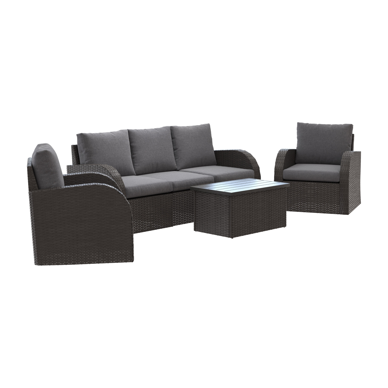 CorLiving Brisbane Outdoor Sofa 6-Piece Set
