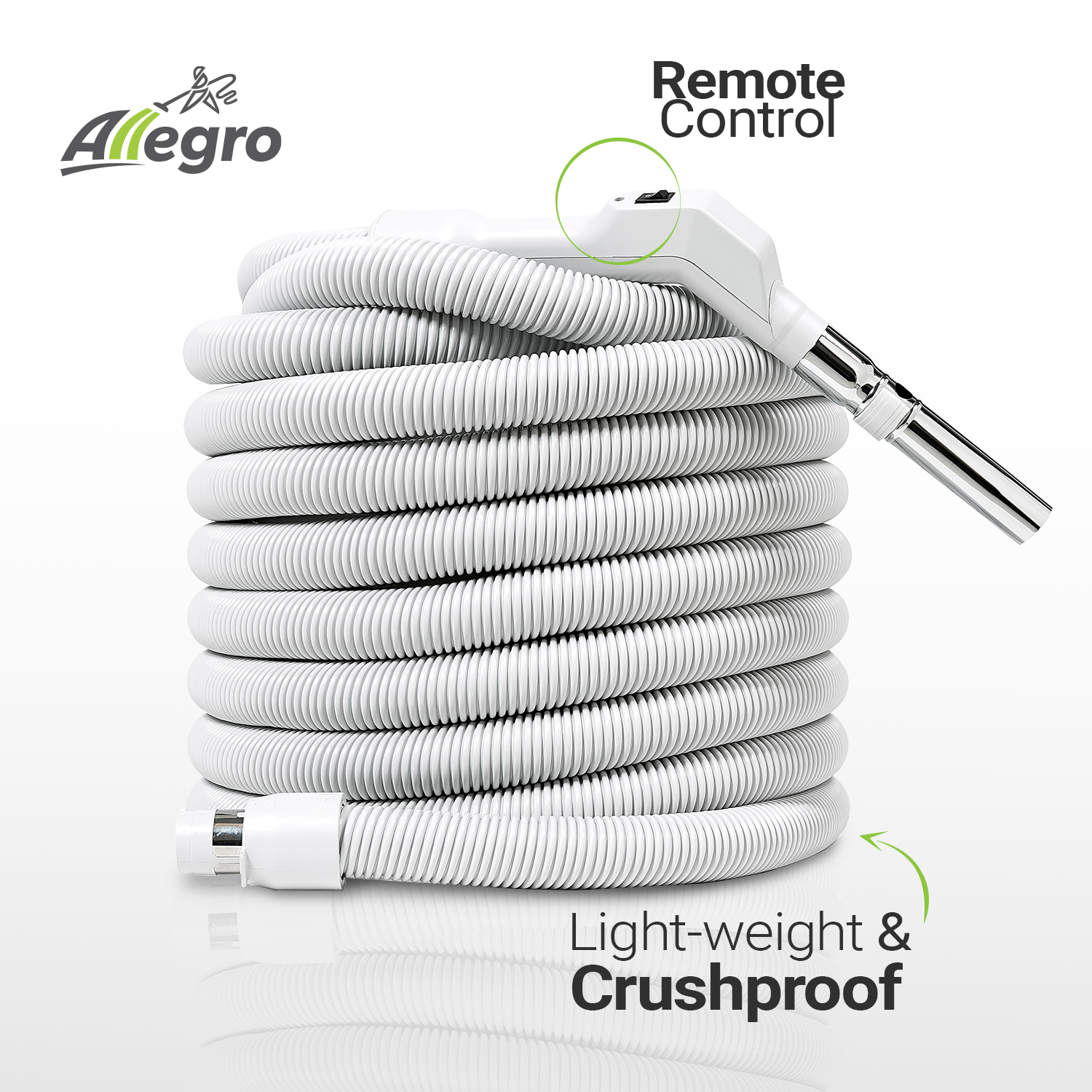 Allegro MU4101 Heavy Duty Powerful Central Vacuum System, Tangential Discharge Bypass Ametek Lamb Motor, Hybrid Filtration with Premium Deluxe Rug