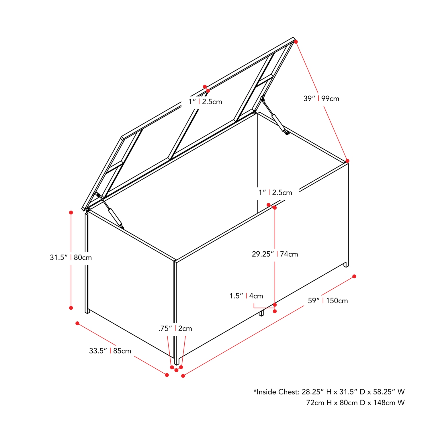 CorLiving Parksville 225 Gallon Outdoor Storage Box, Wicker Patio Deck Box, Outdoor Storage Container for Cushions