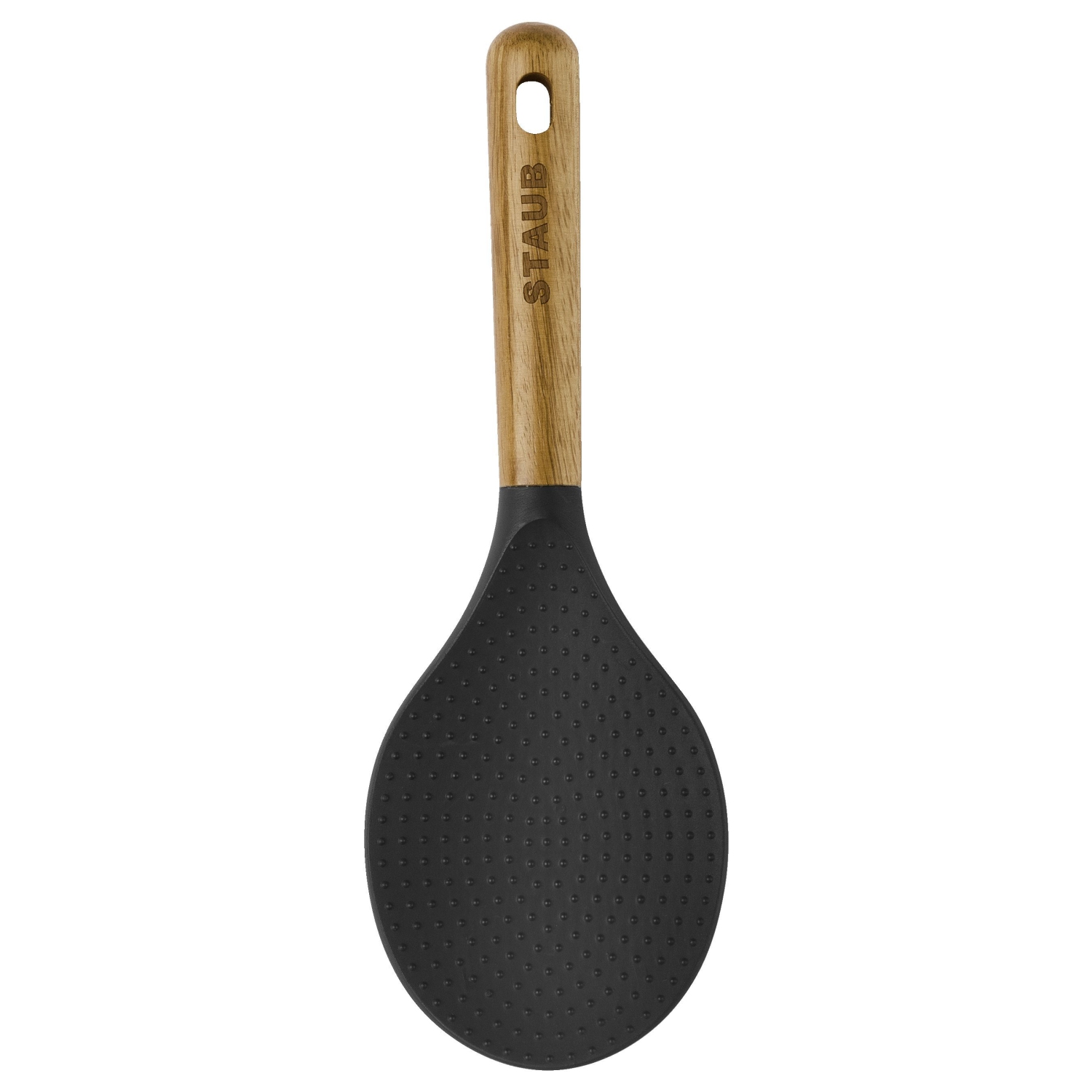 STAUB 22 cm Silicone Rice Spoon, Black