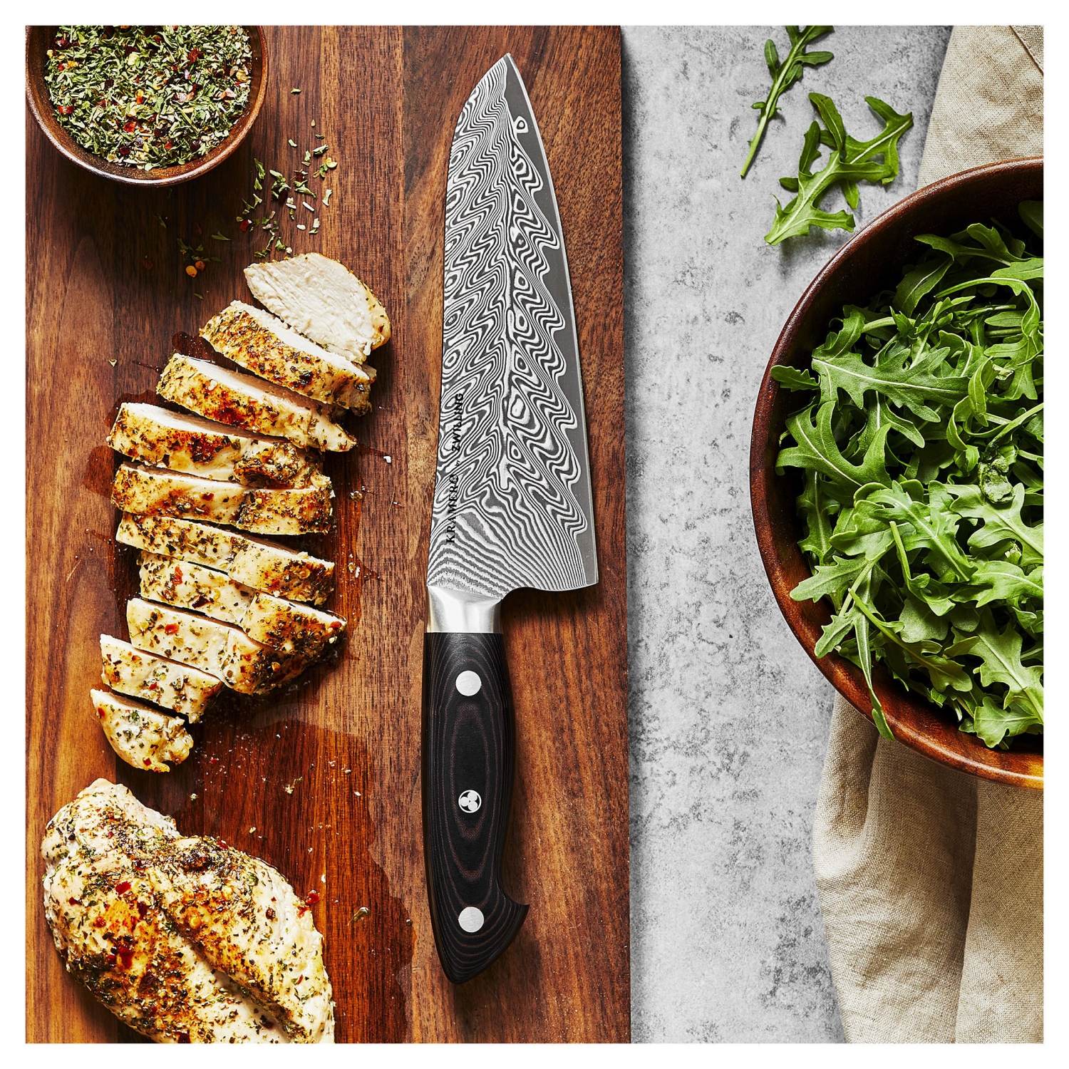 ZWILLING Kramer Euro Stainless 7 inch Santoku