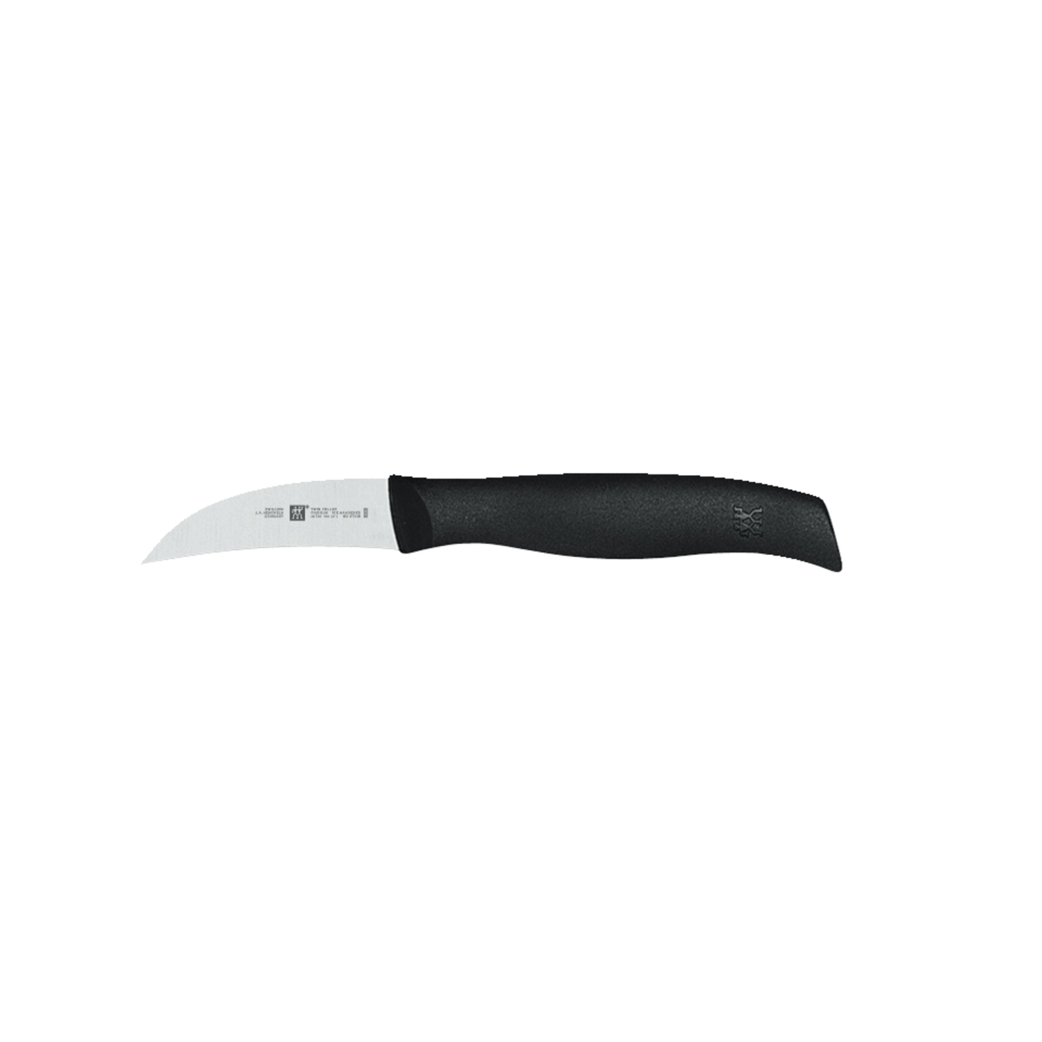 Couteau à éplucher ZWILLING TWIN Grip 2.5&nbsp;po, noir
