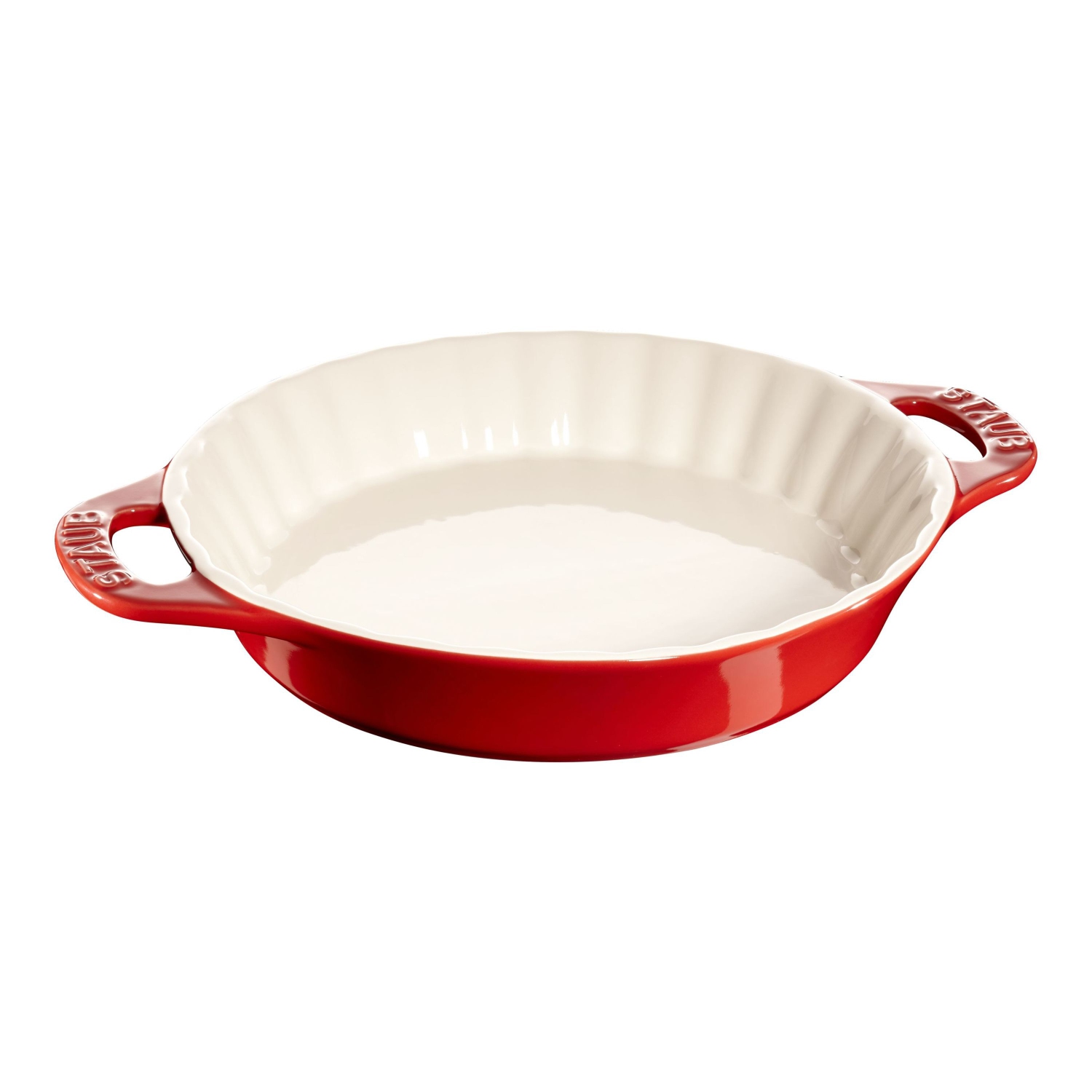 MOULE à tarte rond en céramique DE 28 cm Ceramique DE STAUB, cerise