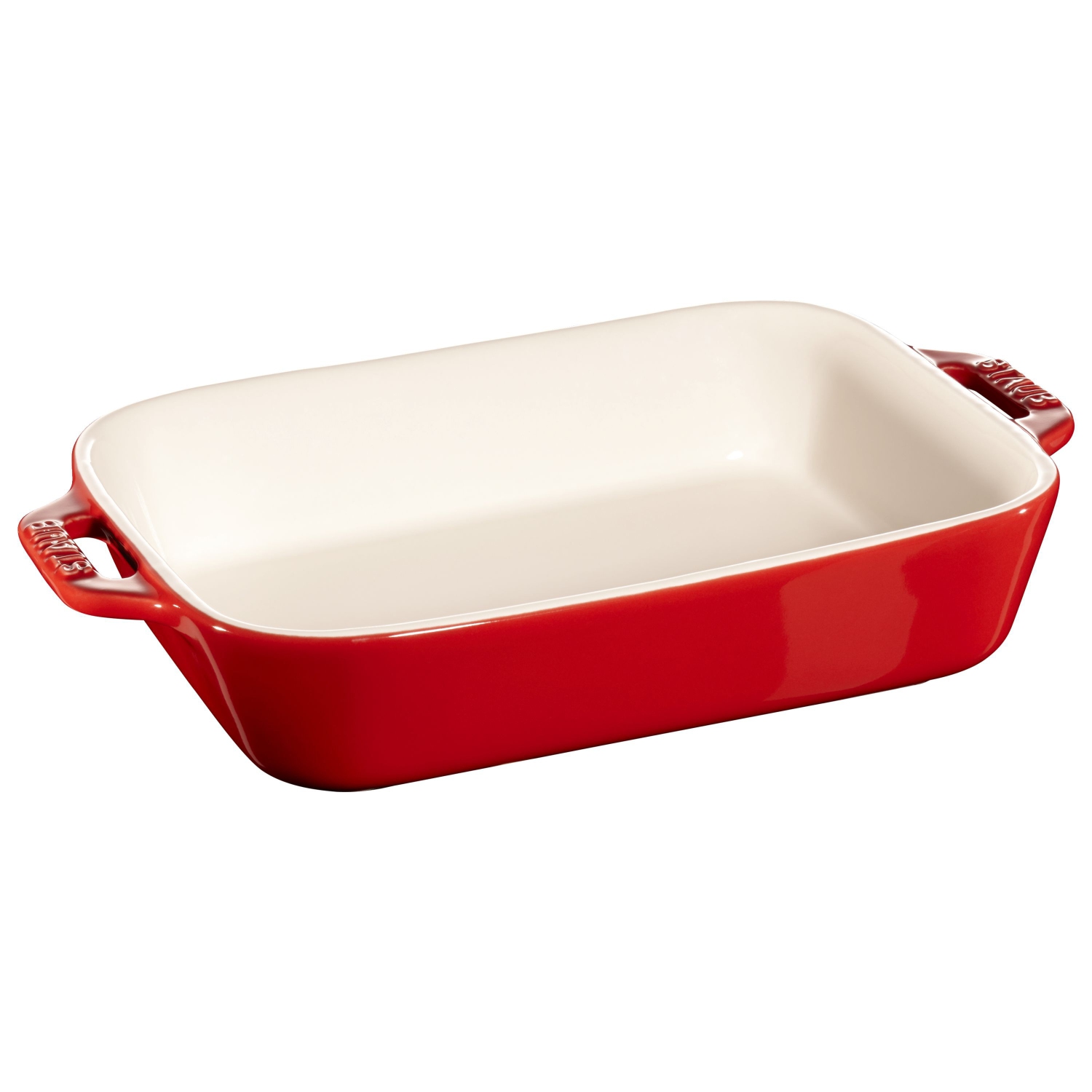 STAUB – Plat de cuisson rectangulaire en céramique Ceramique 1&nbsp;L, cerisier