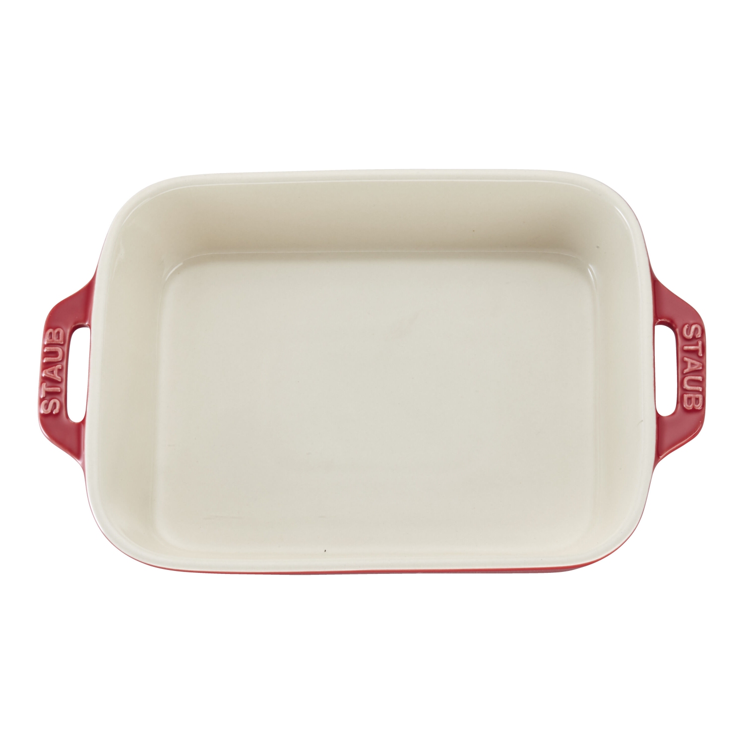STAUB – Plat de cuisson rectangulaire en céramique Ceramique 1 L, cerisier