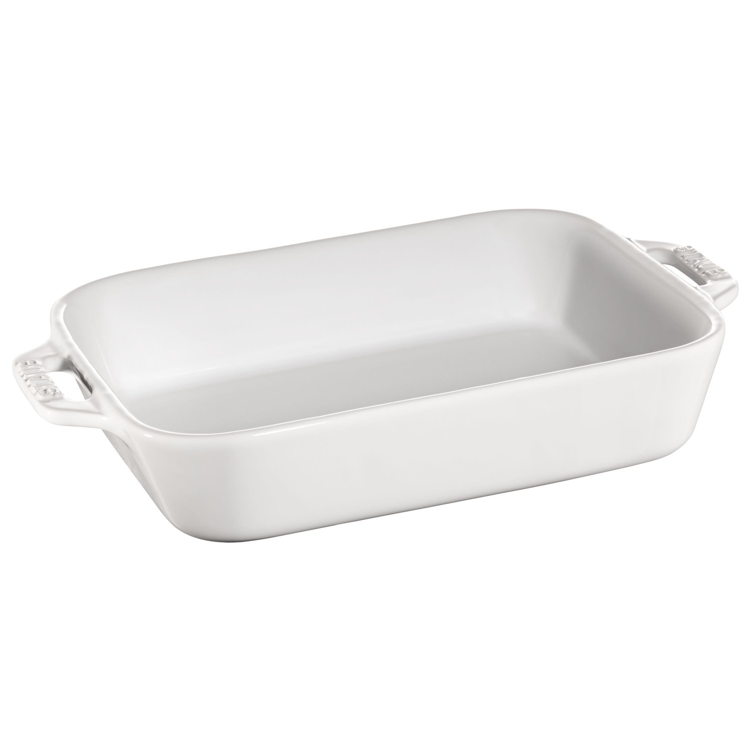 STAUB – Plat de cuisson rectangulaire en céramique Ceramique 1&nbsp;L, blanc