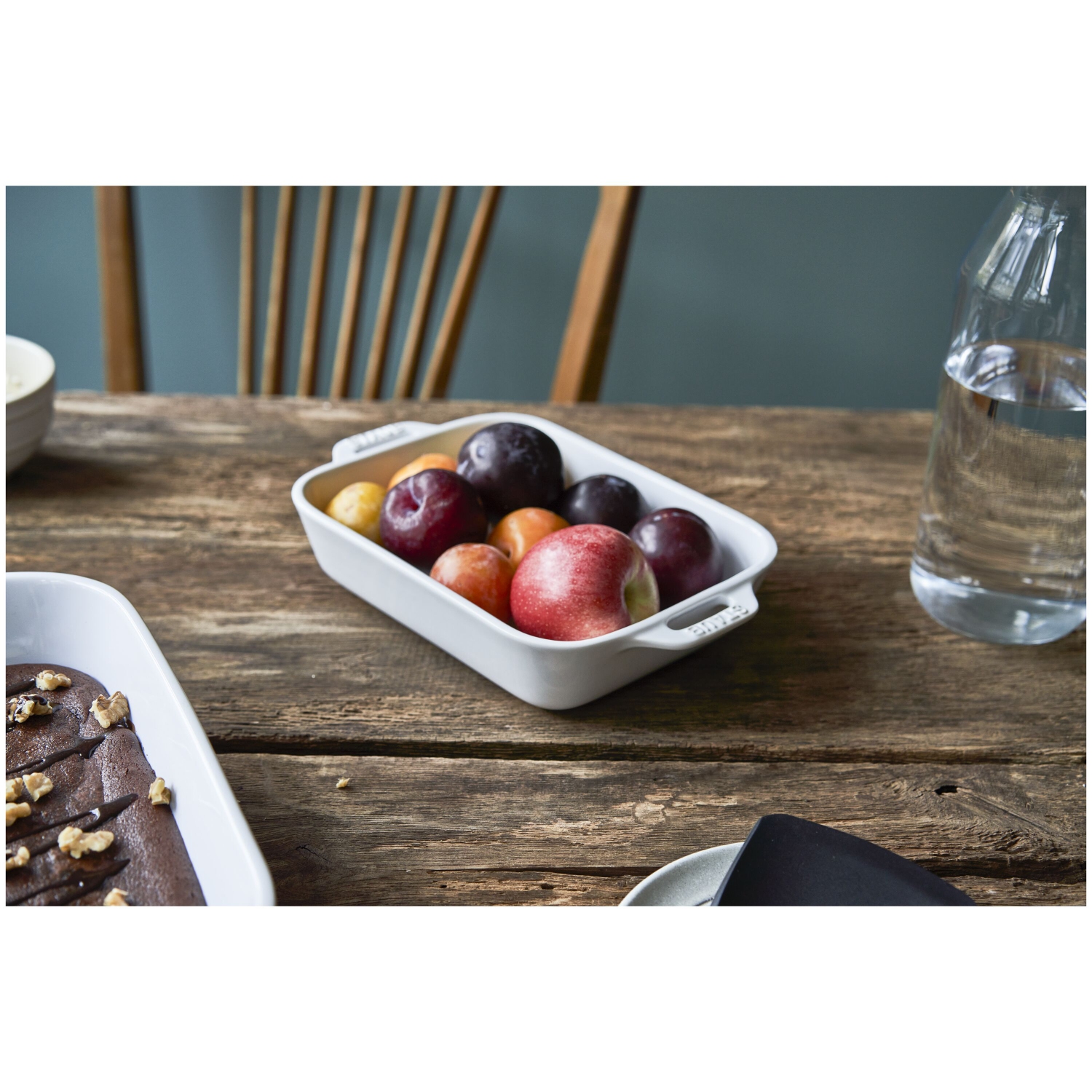 STAUB – Plat de cuisson rectangulaire en céramique Ceramique 1&nbsp;L, blanc