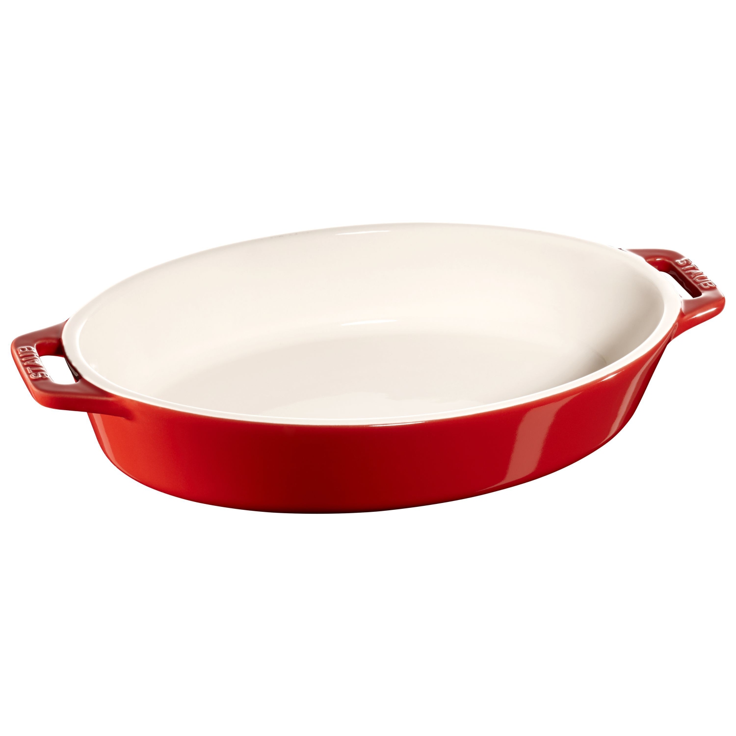 STAUB – Plat de cuisson ovale en céramique Ceramique 1&nbsp;L, cerise