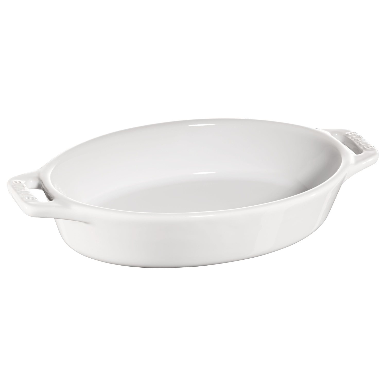 STAUB – Plat de cuisson ovale en céramique Ceramique 0,4&nbsp;ml, blanc