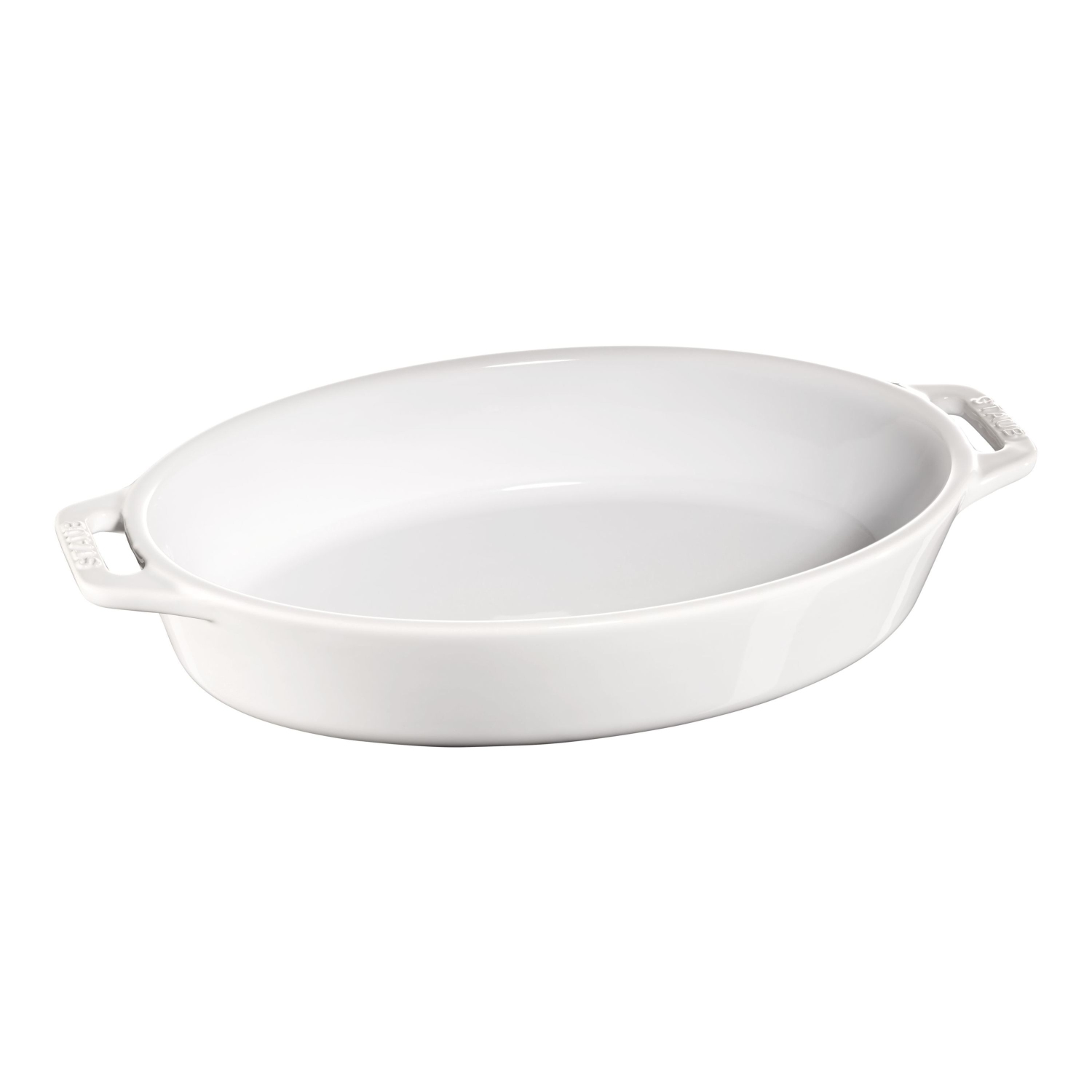 STAUB – Plat de cuisson ovale en céramique Ceramique 1&nbsp;L, blanc