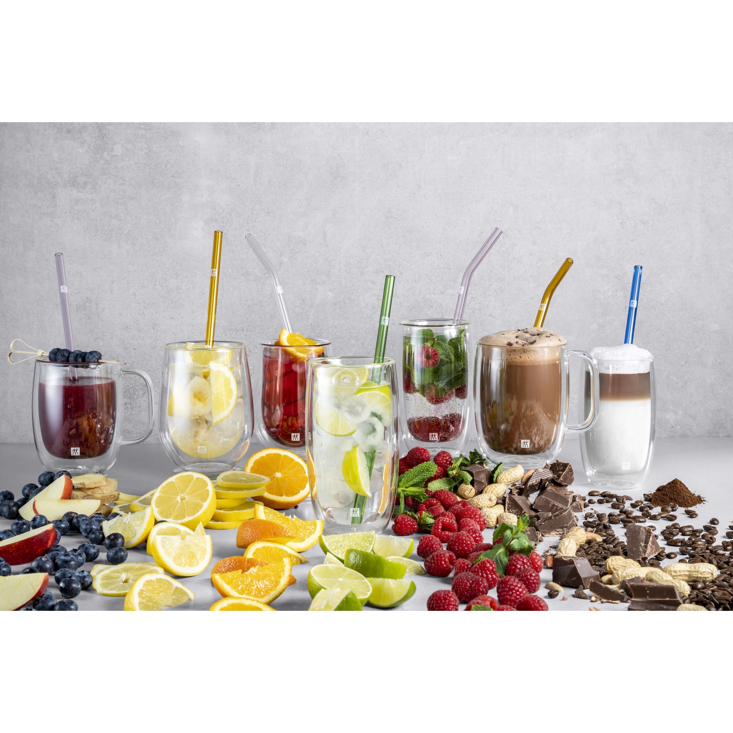 ZWILLING – Ensemble de 2 verres à latte Sorrento Plus, transparent