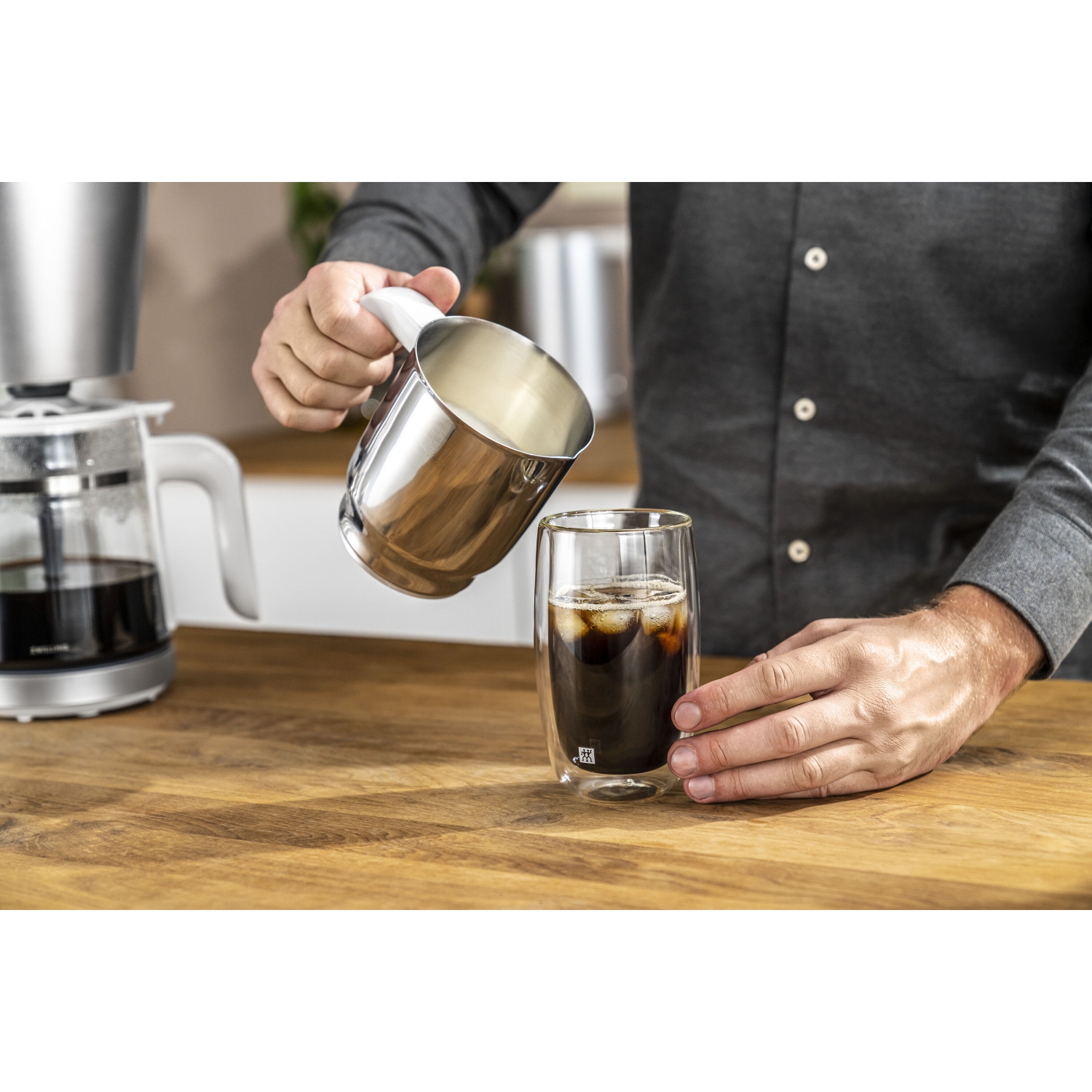 ZWILLING – Ensemble de 2 verres à latte Sorrento, transparent