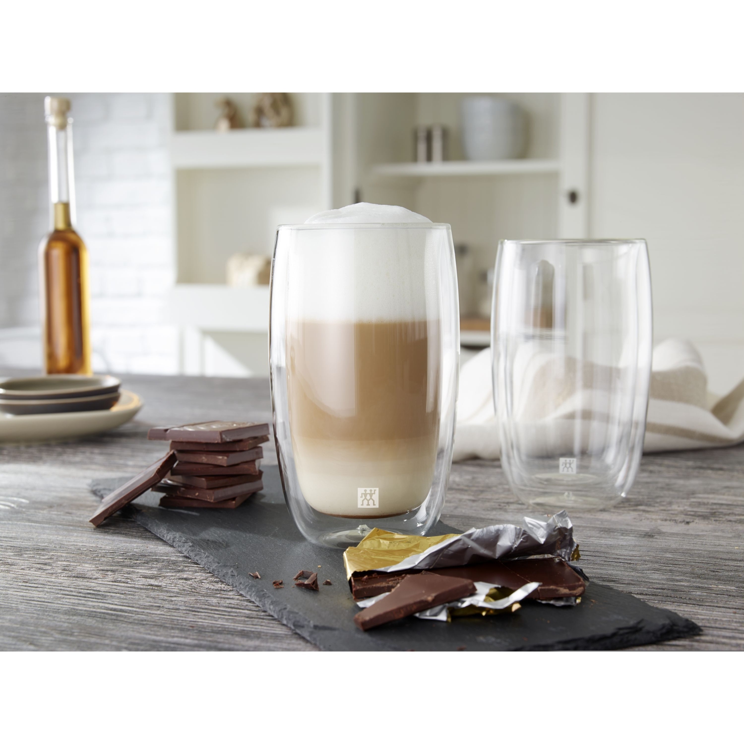 ZWILLING – Ensemble de 2 verres à latte Sorrento, transparent
