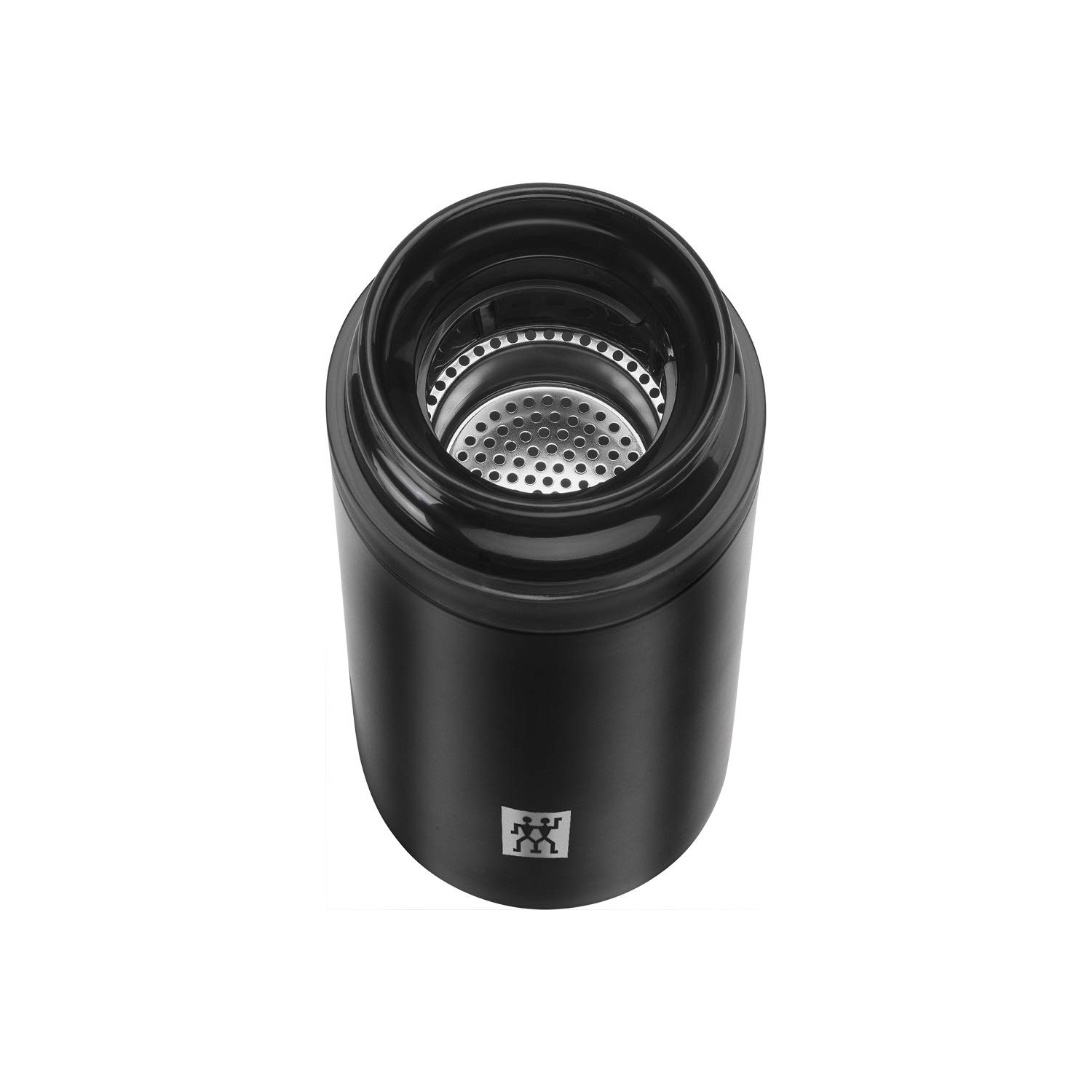 ZWILLING – Bouteille pour thé et infuseur de fruits Thermo, 420&nbsp;mL, noir