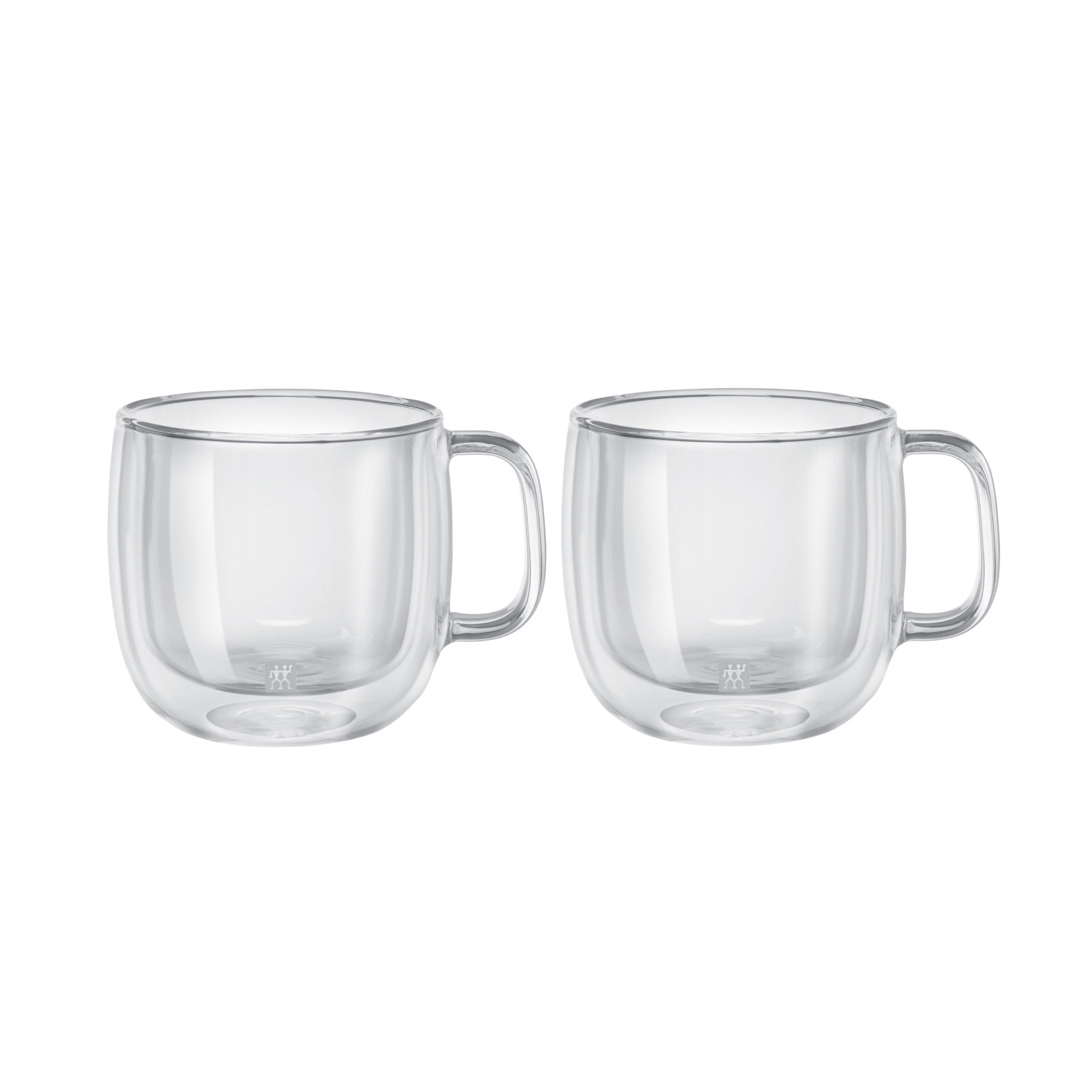 ZWILLING Sorrento Plus 2 Piece Cappuccino Set, Transparent