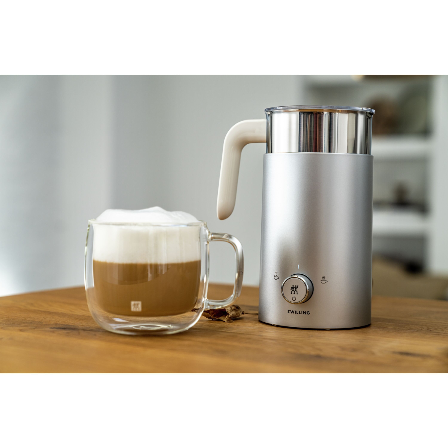 ZWILLING Sorrento Plus 2 Piece Cappuccino Set, Transparent