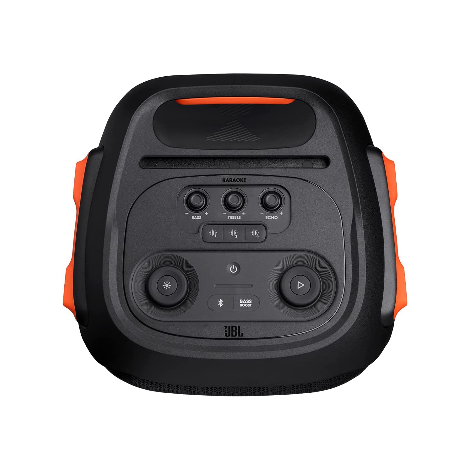 Haut-parleur de fête PartyBox 710 de JBL, son puissant, lumières intégrées, basses profondes, IPX4 résistant aux éclaboussures, BO - parfait état