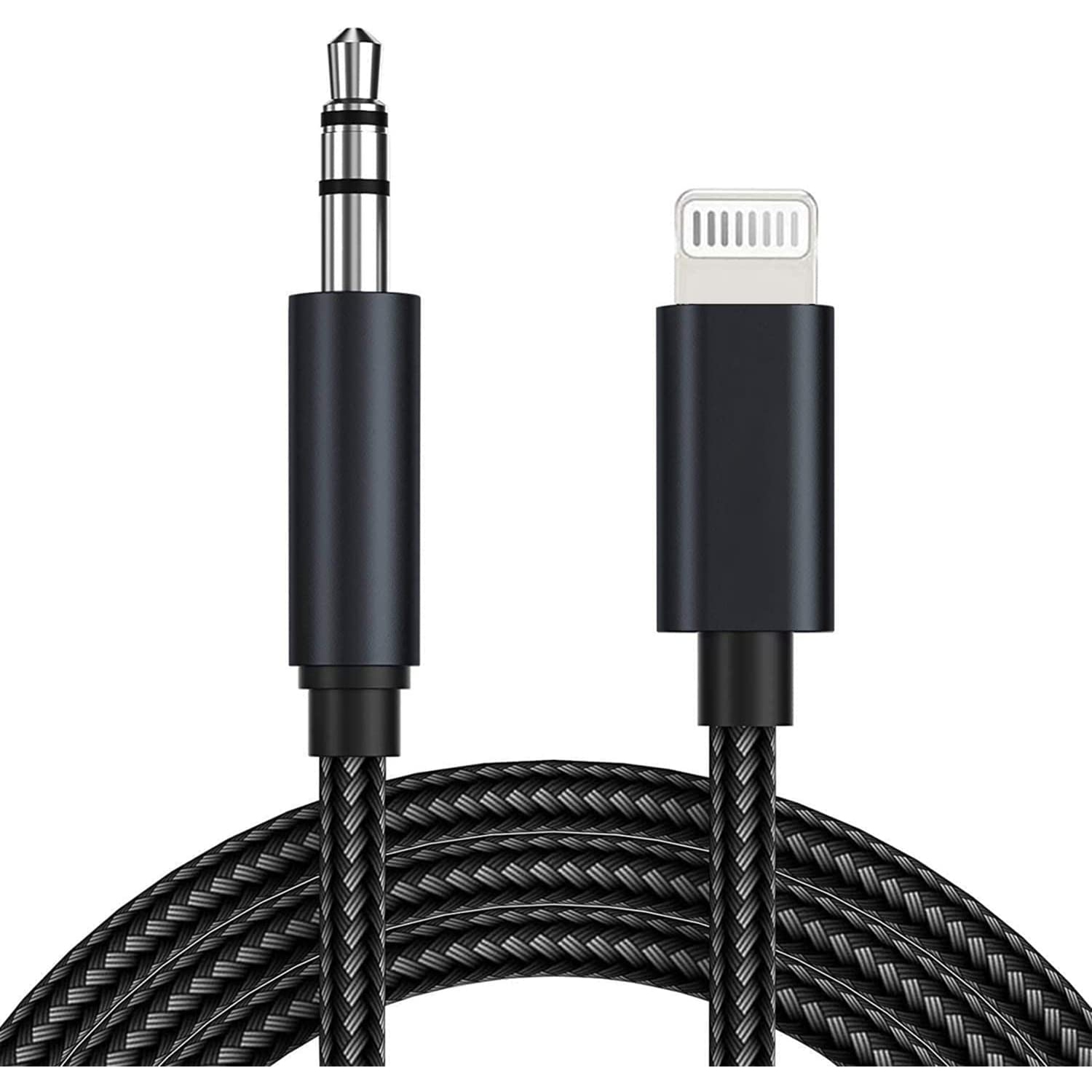 iPhone Aux Cord for Car Stereo, [Apple MFi Certified] Lightning to