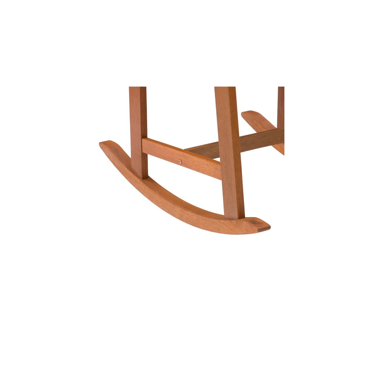 CorLiving Miramar Natural Wood Outdoor Rocking Chair