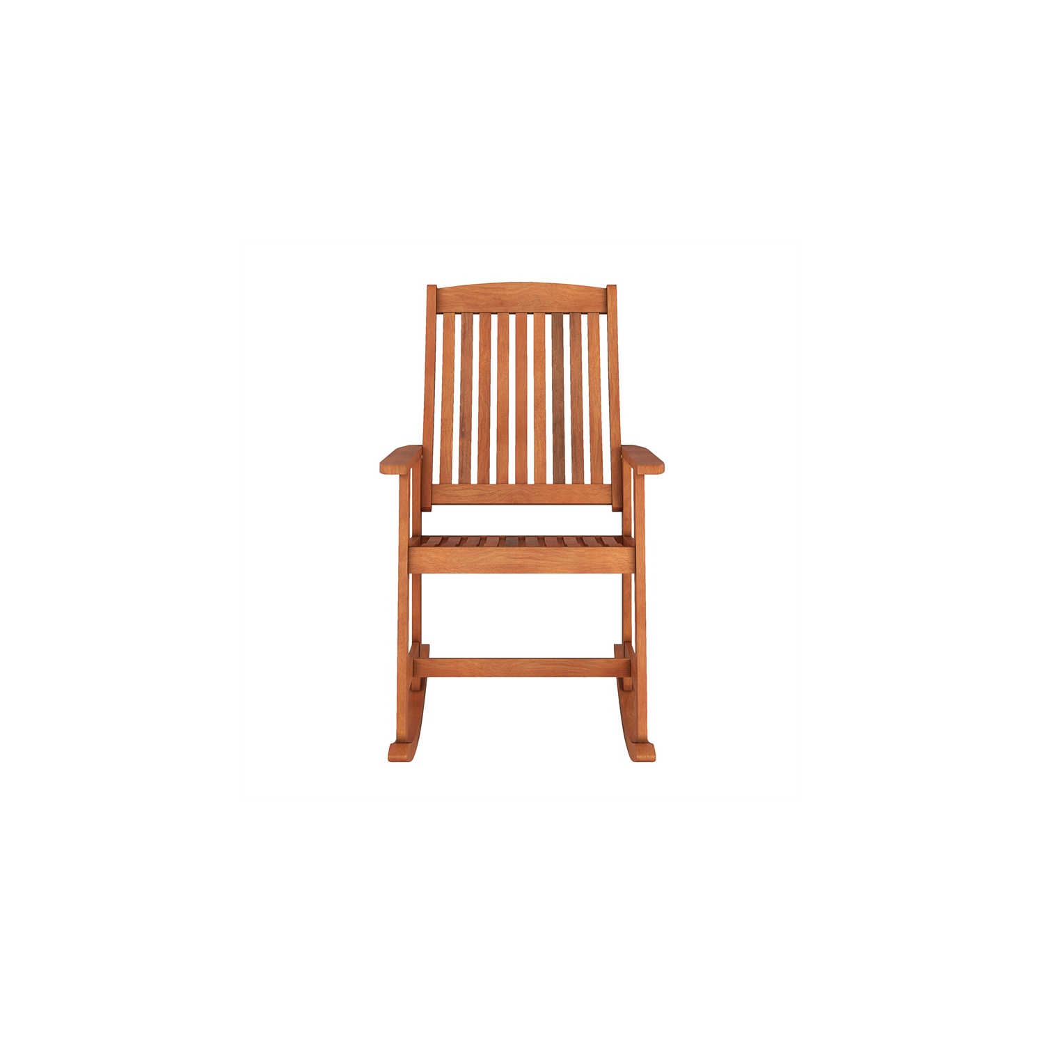 CorLiving Miramar Natural Wood Outdoor Rocking Chair