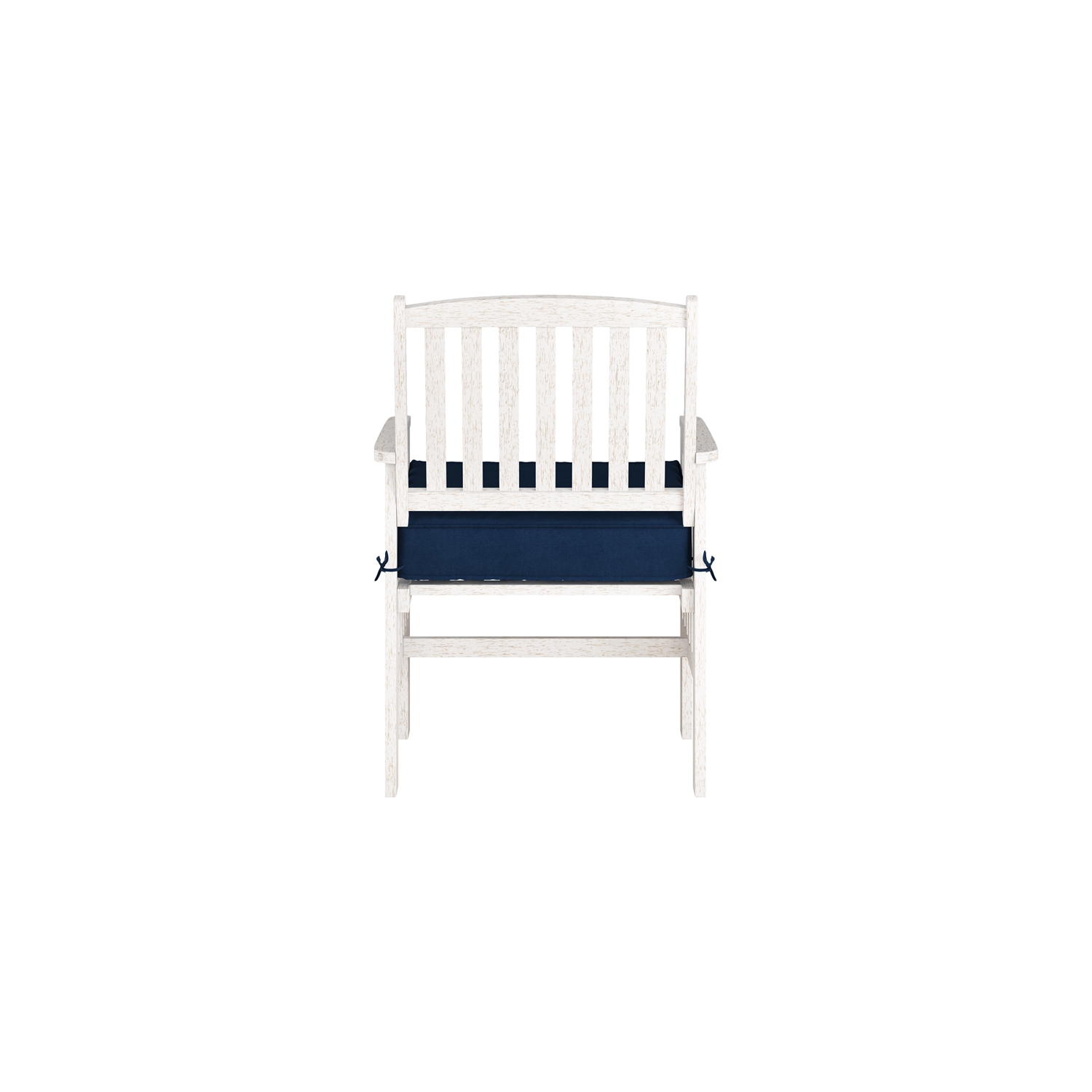 CorLiving Miramar White Washed Wood Outdoor Armchair Set - Set of 2