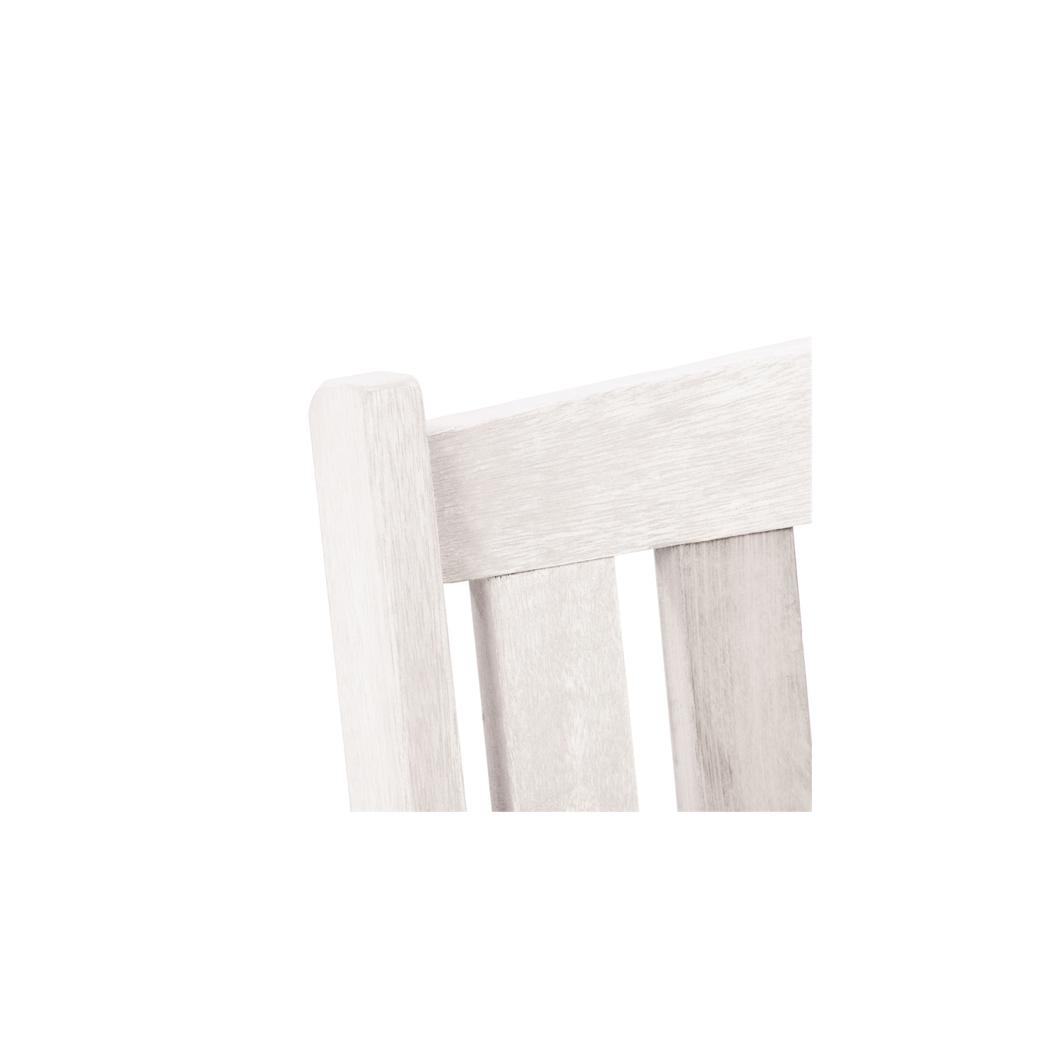 CorLiving Miramar White Washed Wood Outdoor Armchair Set - Set of 2