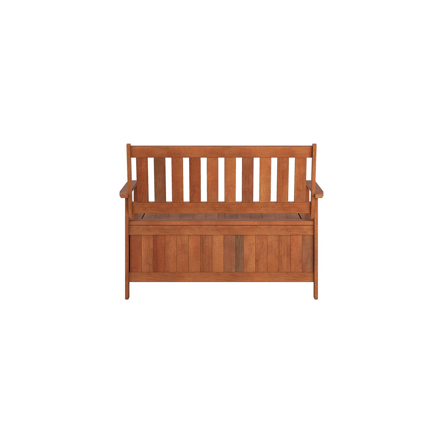 Banc de rangement extérieur den bois massif naturel Miramar