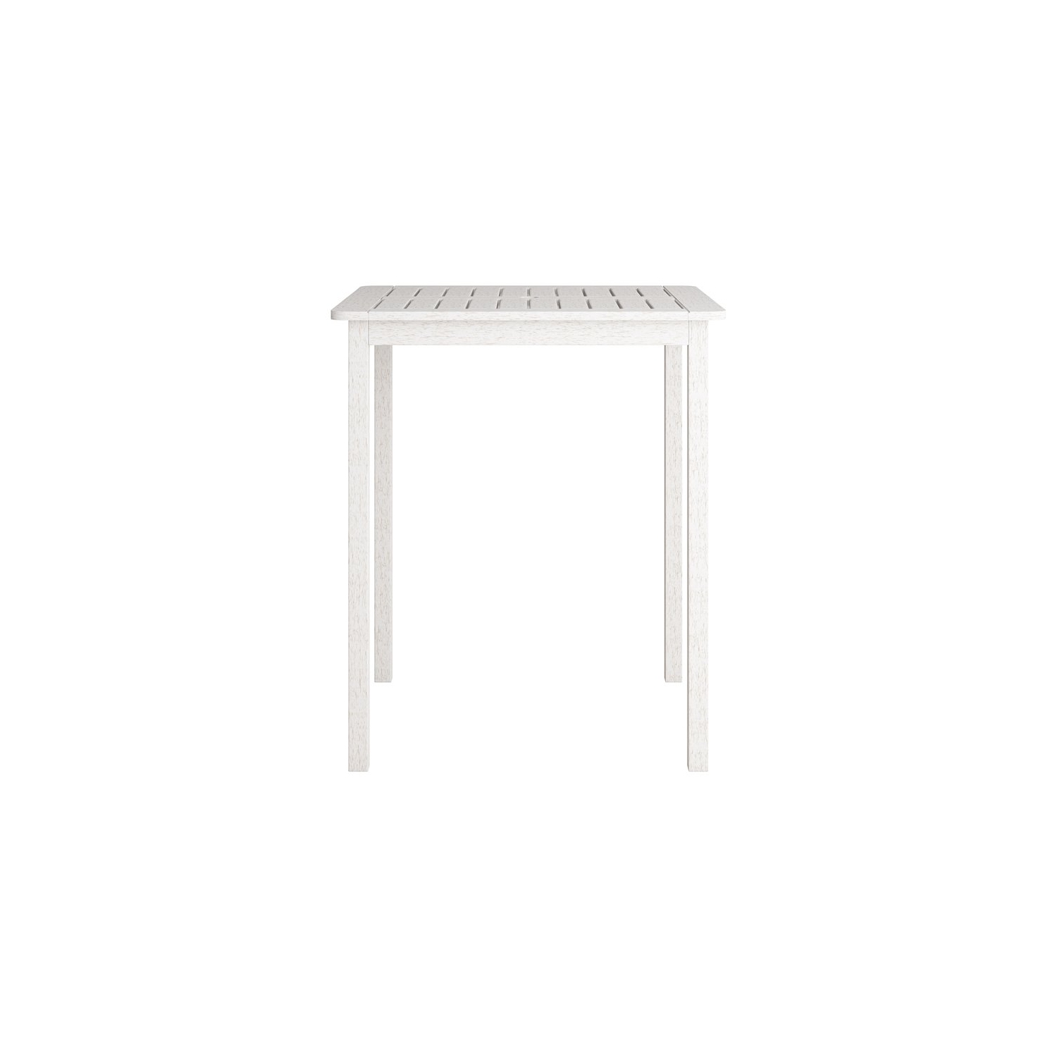 Table de bar d'extérieur en bois massif blanchi Miramar