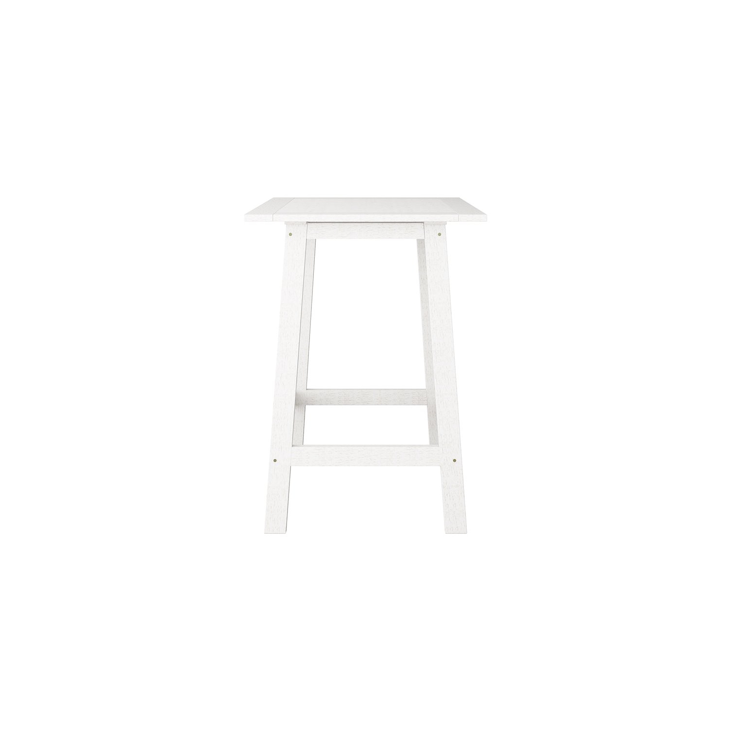 CorLiving Miramar White Washed Wood Outdoor Bar Table