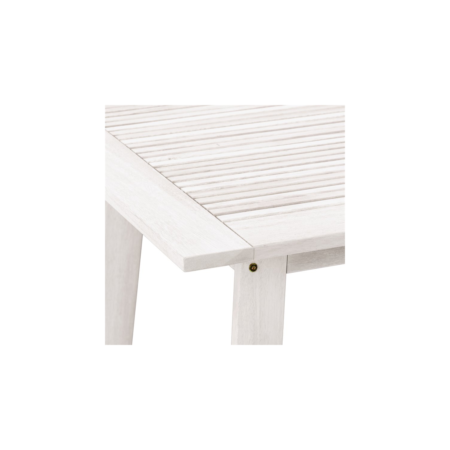 CorLiving Miramar White Washed Wood Outdoor Bar Table