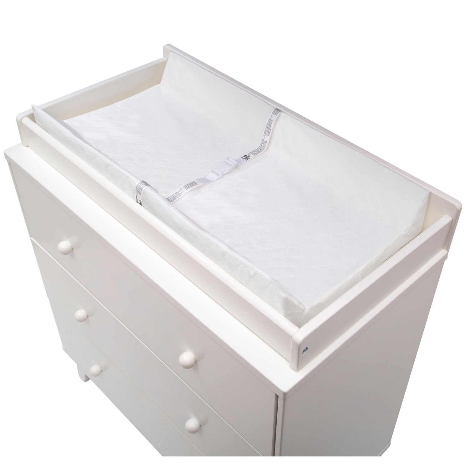 Delta Children Contoured Changing Pad - White