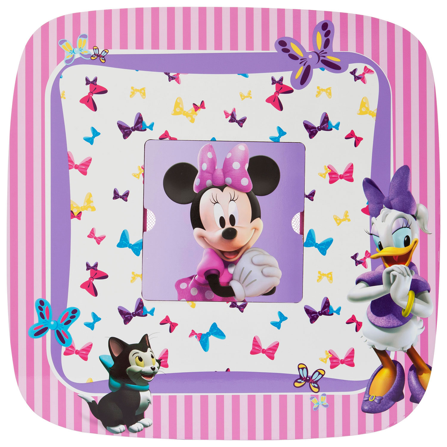 Ensemble 3 pièces avec table et chaises pour enfant Minnie Mouse - Rose