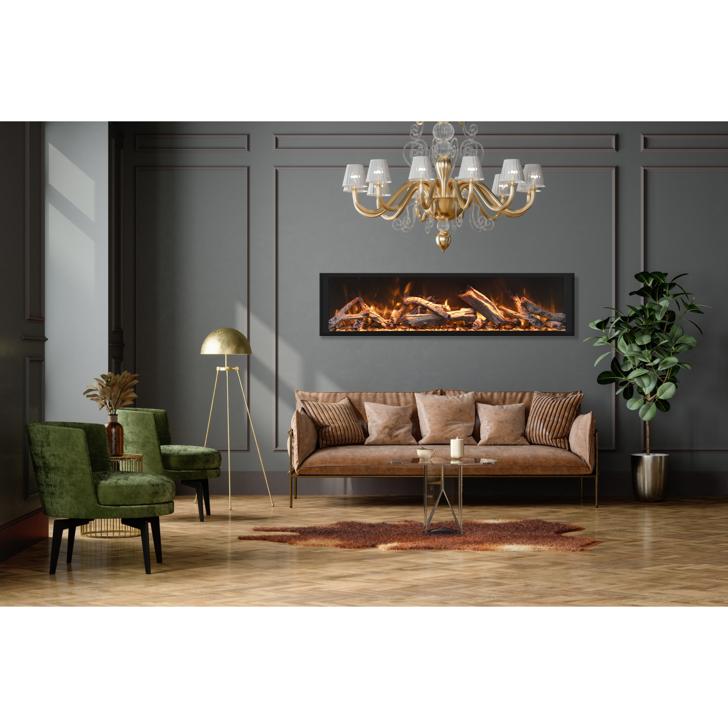 Remii Extra Tall 65" Electric Fireplace