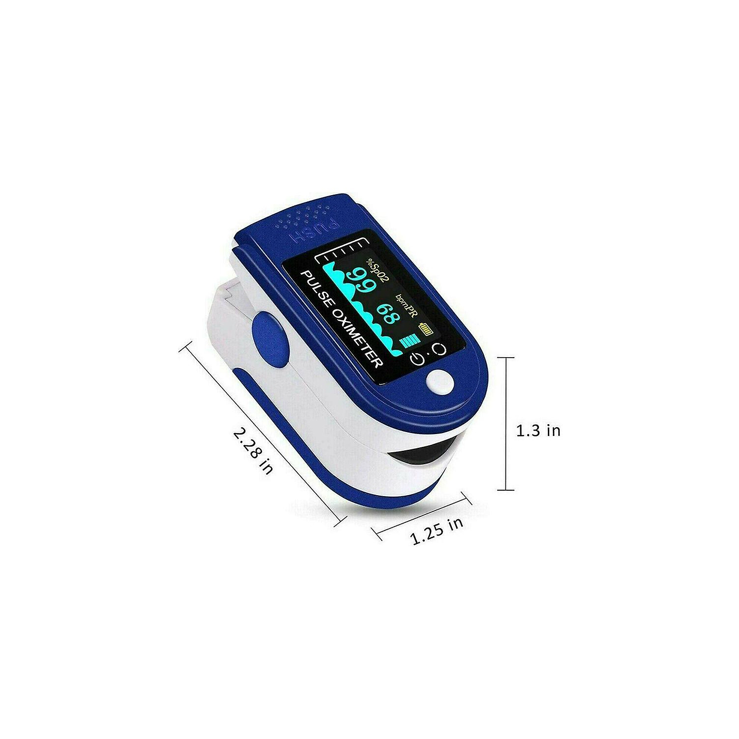 Display Digital Pulse Oximeter Saturation Monitors Portable Fingertip Oximeter