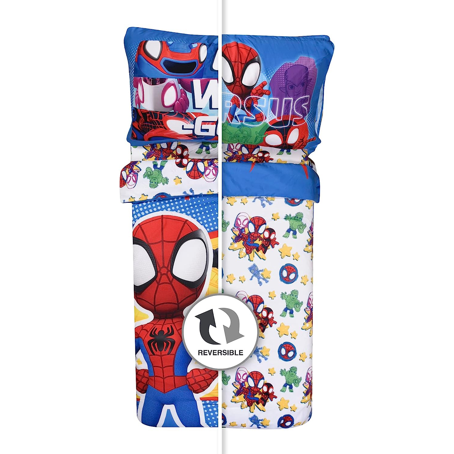 Ensemble de draps pour enfants de 3 pièces de Spidey & His Amazing Friends