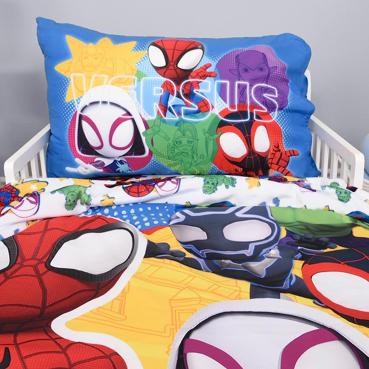 Ensemble de draps pour enfants de 3 pièces de Spidey & His Amazing Friends