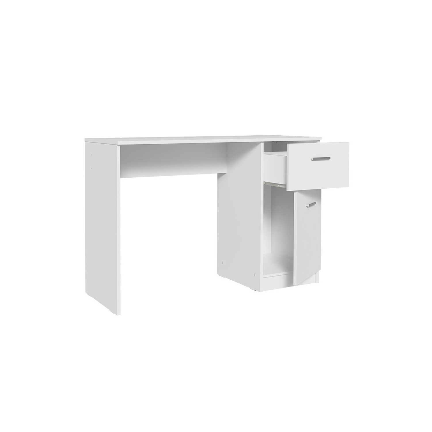 Bureau à domicile pour ordinateur de jeu, gestion des câbles et support pour grand écran, beaucoup d'espace, bois 17" D x 43" W x 30" H